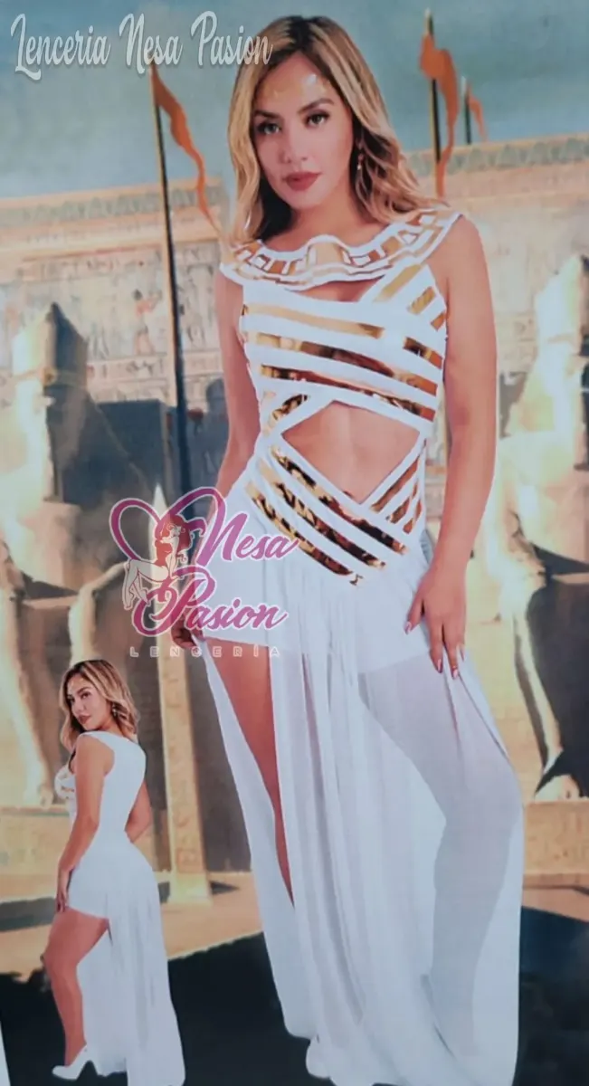 Diosa Disfraz Vestido Sexy Halloween Lenceria1