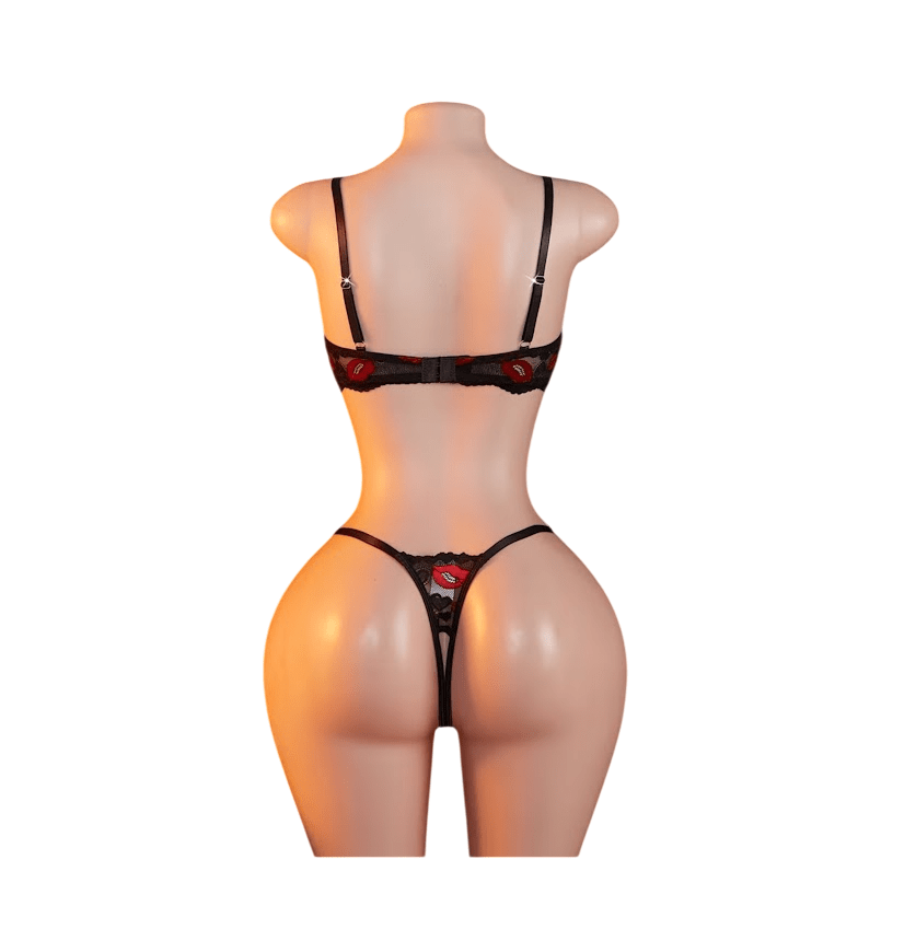 Lencería Sexy Dos Piezas Conjunto Siempre Lista Con Aro2