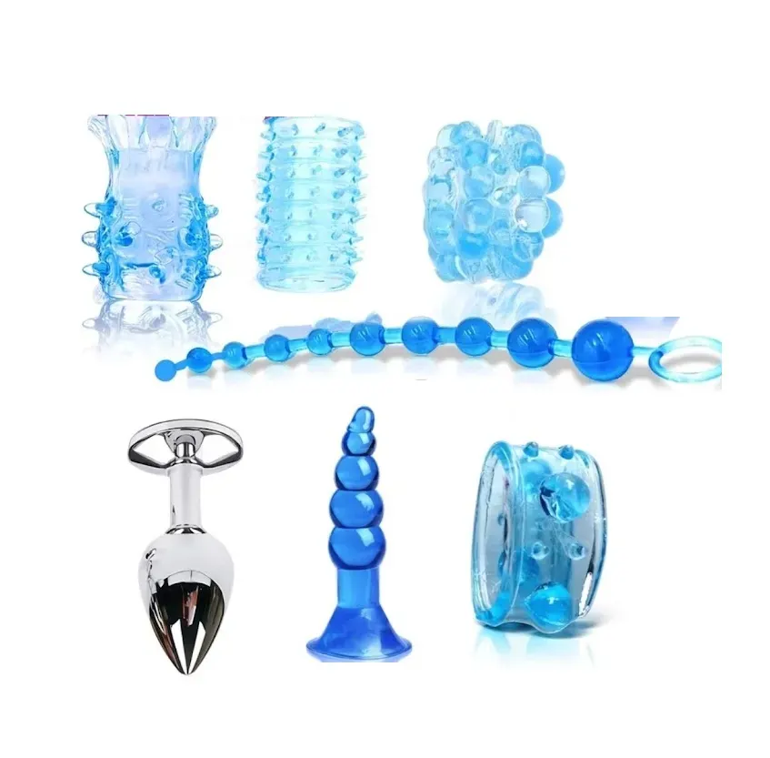 Kit Set Erótico 7 Piezas Plugs Anales1