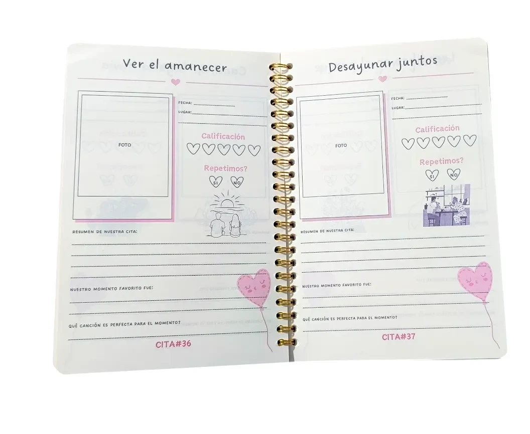Libro 100 Citas Juntos Nuestra Aventura Con Amor Diario Parejas 022
