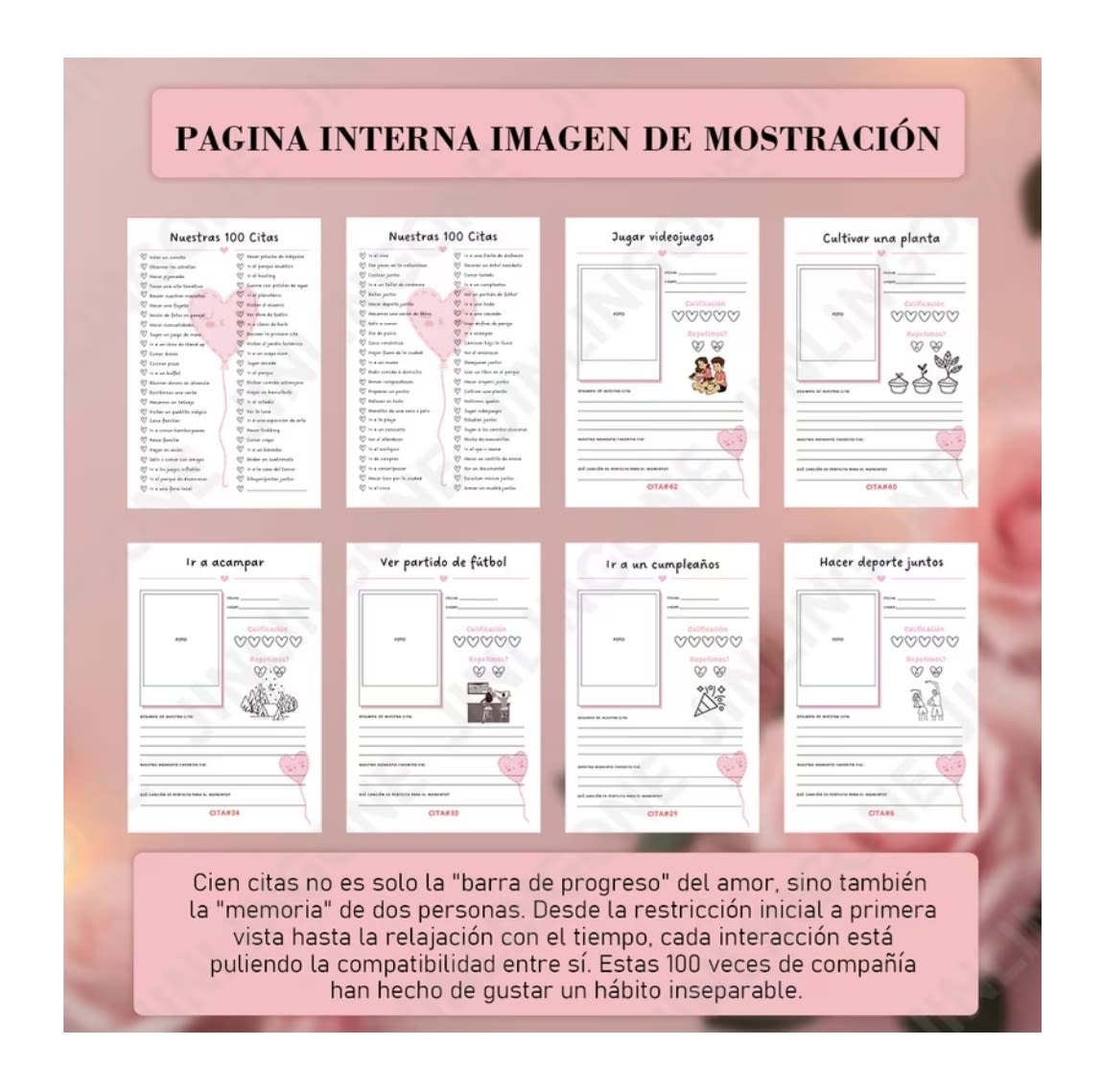 Libro 100 Citas Juntos Nuestra Aventura Con Amor Diario Parejas 071