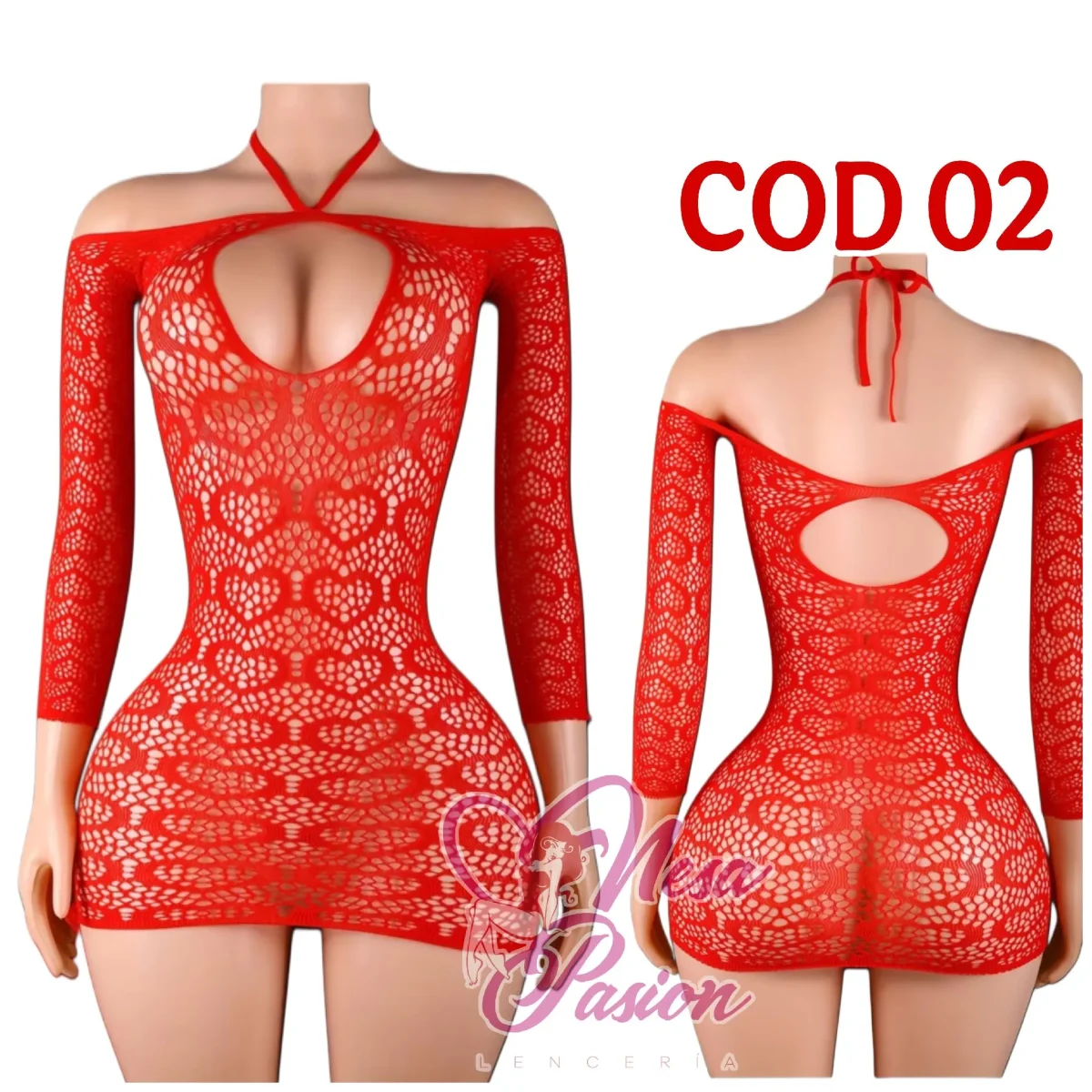 Vestido Malla Cod 021