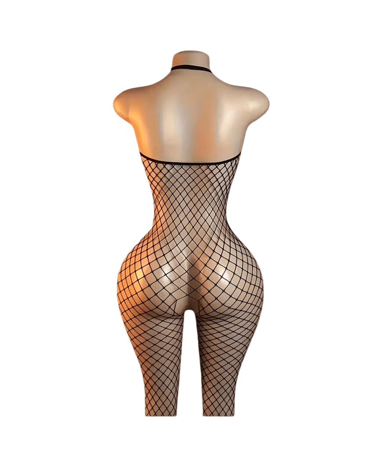 Lenceria Malla Corporal catsuit Enterizo Negro Cod 062