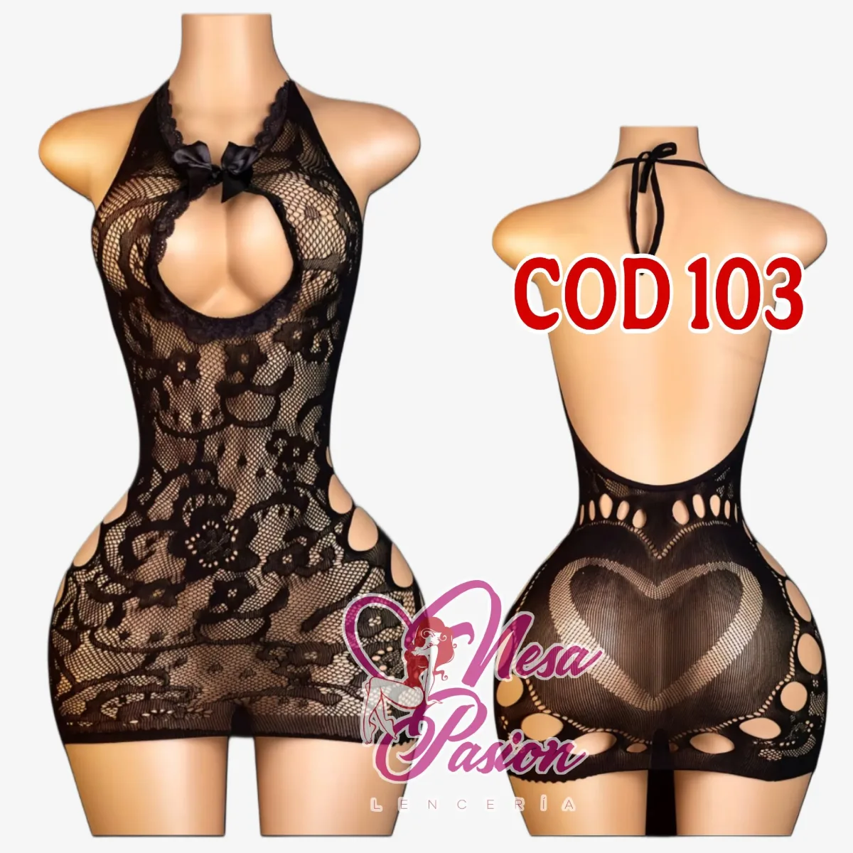 Vestido Malla Cod 1031