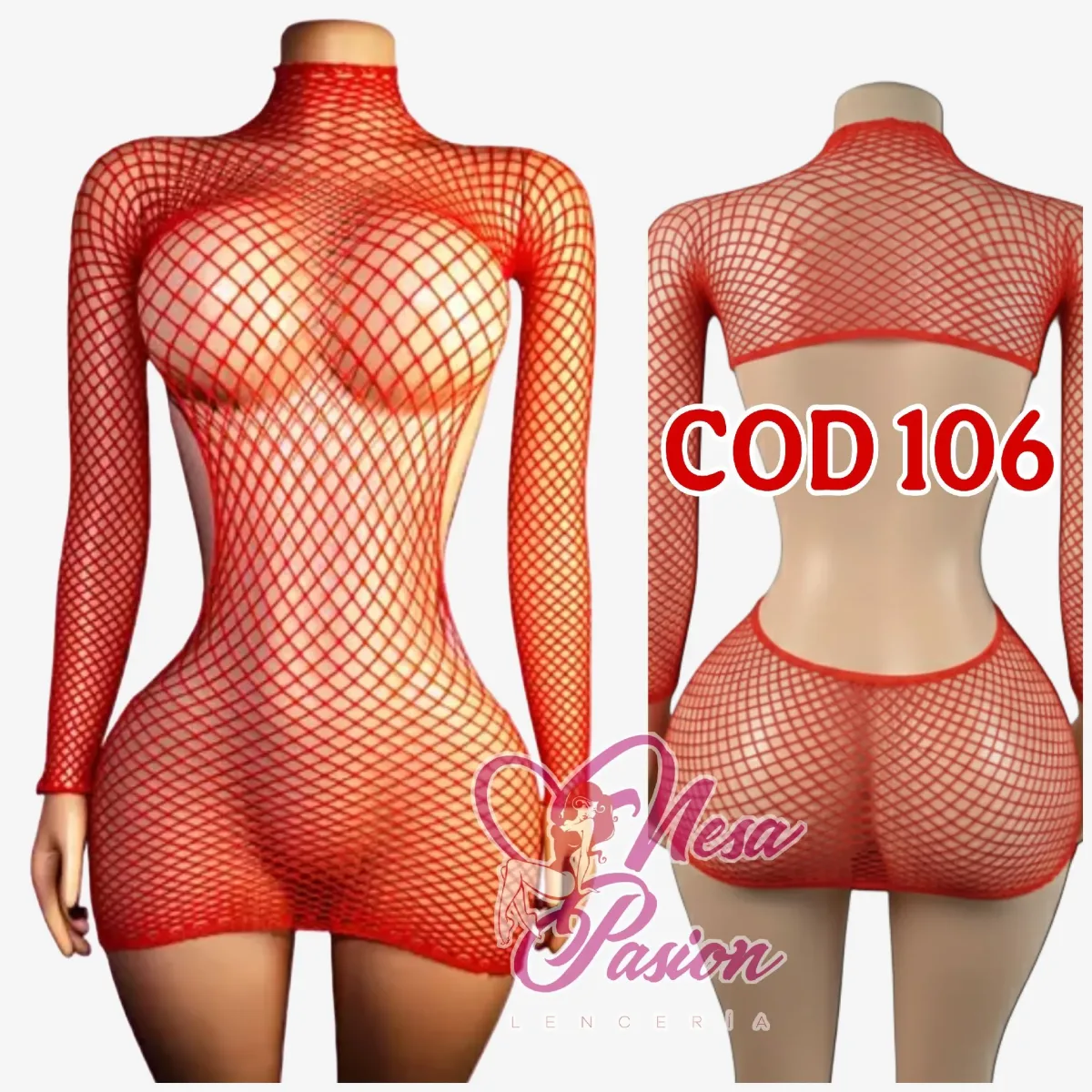 Vestido Malla Cod 1061