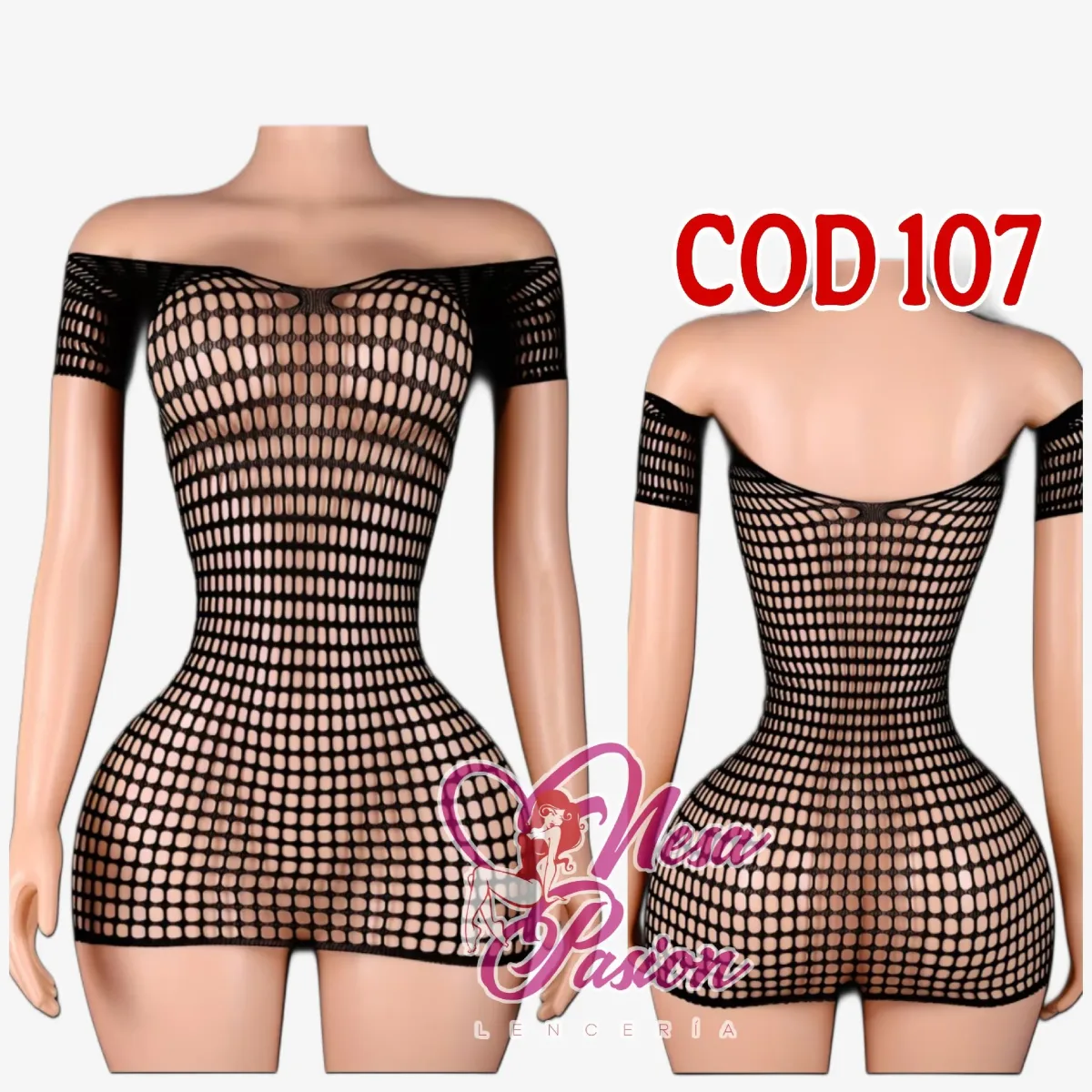 Vestido Malla Cod 1071