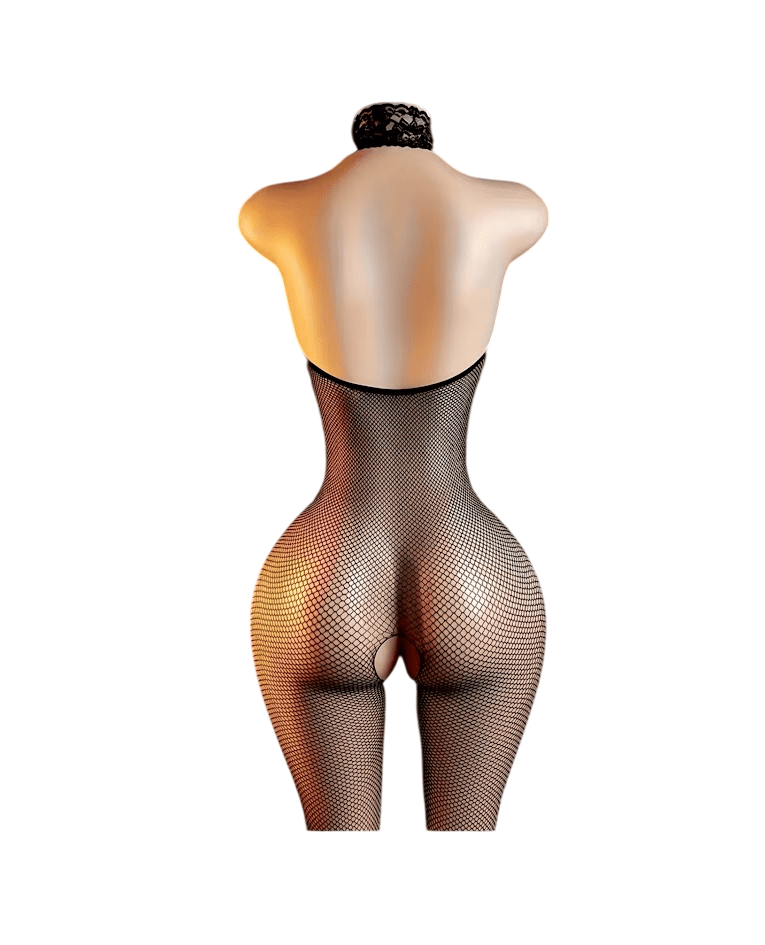 Lenceria Malla Corporal catsuit Enterizo Negro Cod 2302