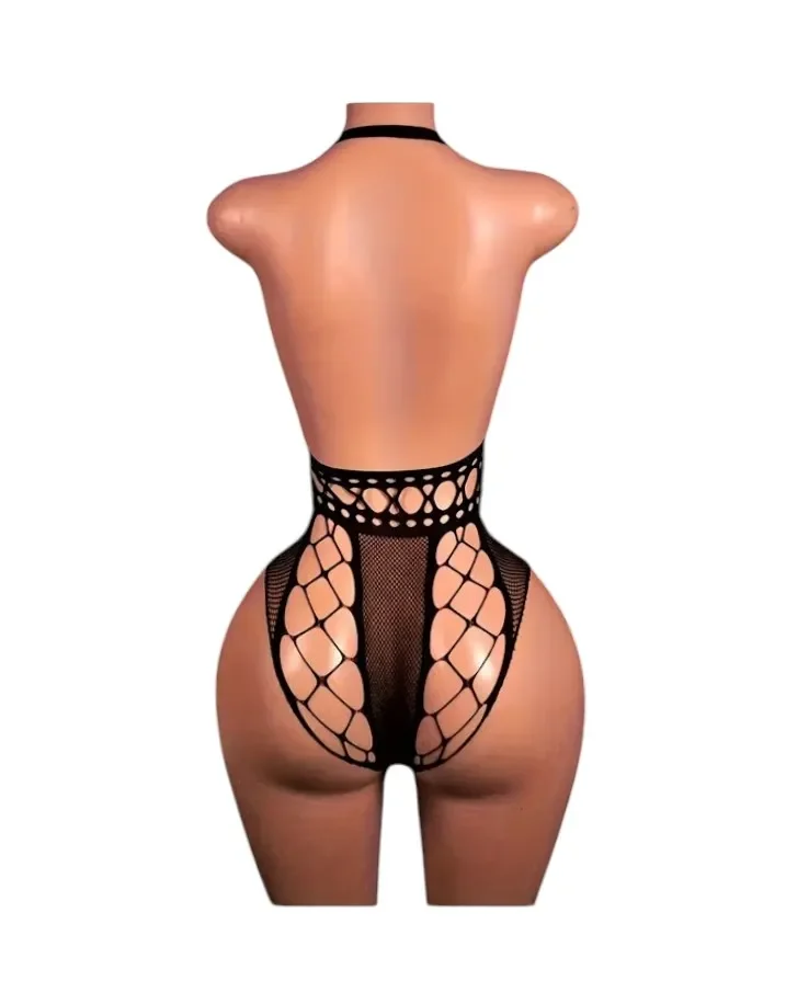 Lenceria Malla Corporal catsuit Body Negro Cod 262