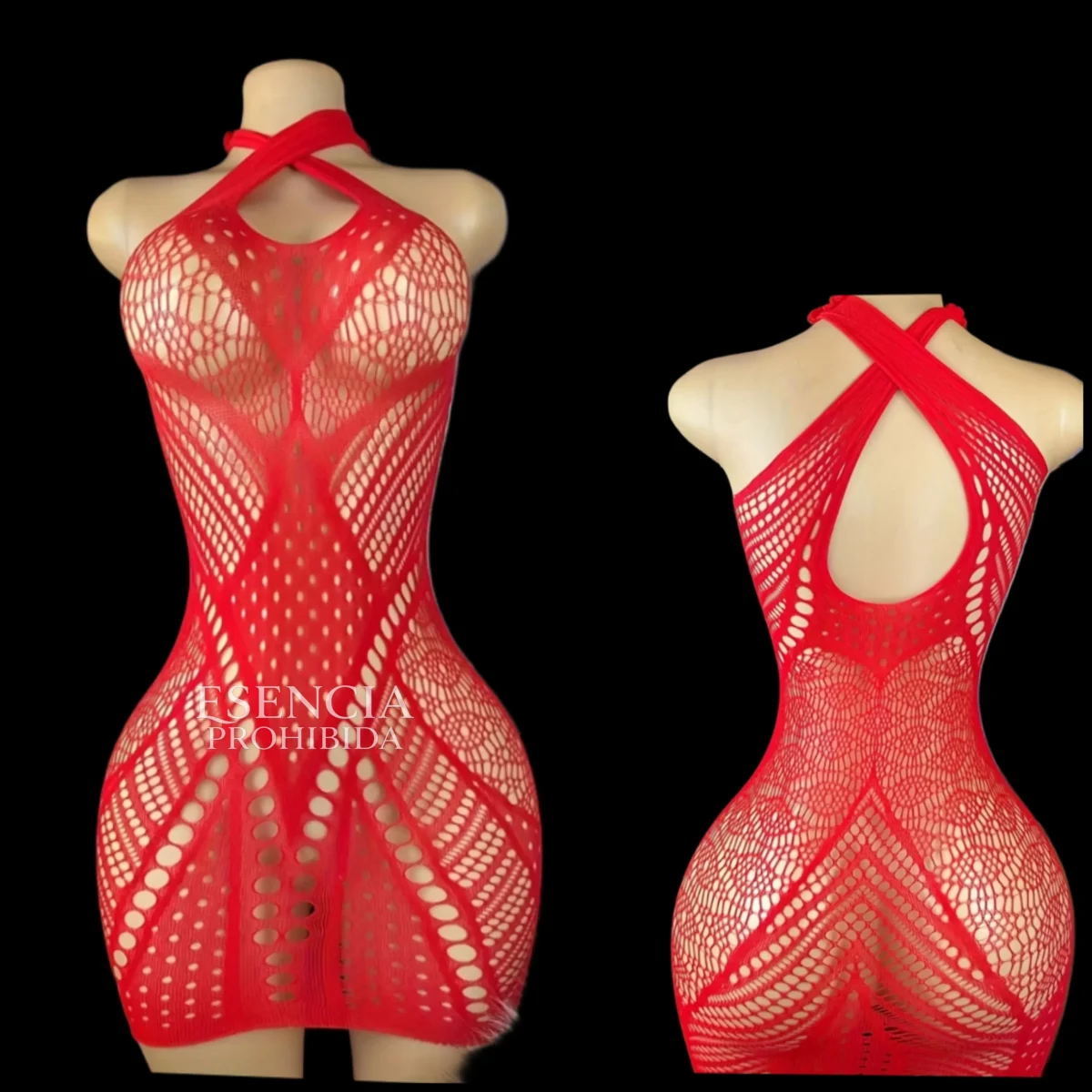 Vestido Malla Cod 2981