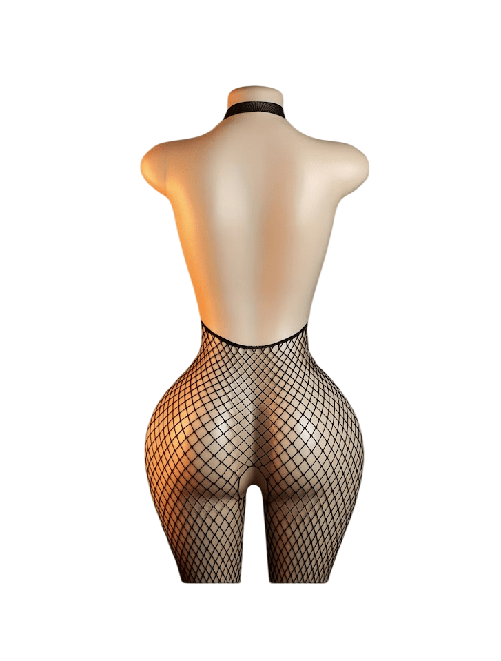 Lenceria Malla Corporal catsuit Enterizo Negro Cod 3562