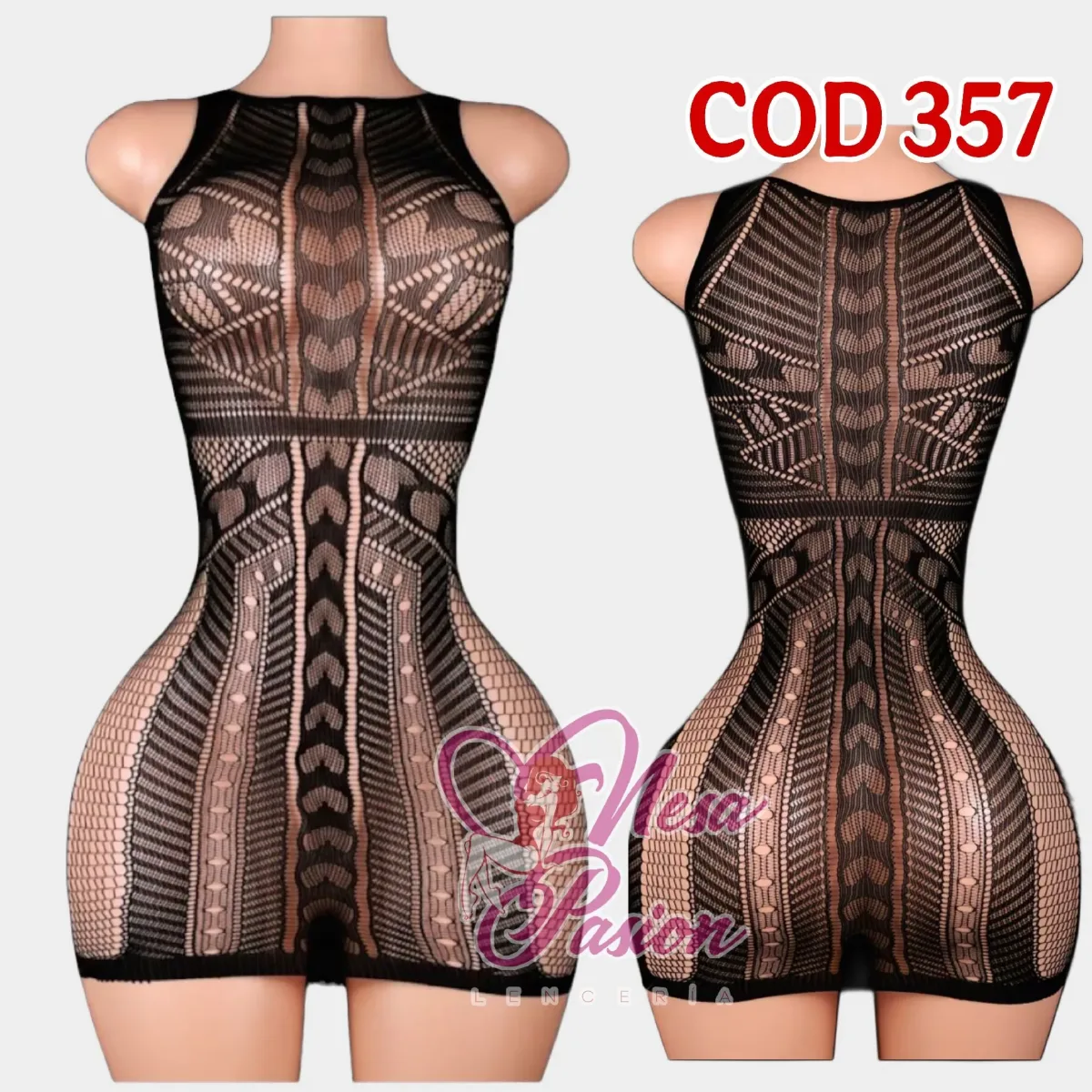 Vestido Malla Cod 3571