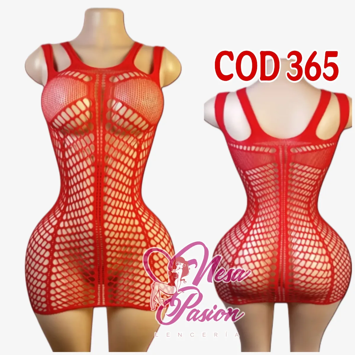 Vestido Malla Cod 3651