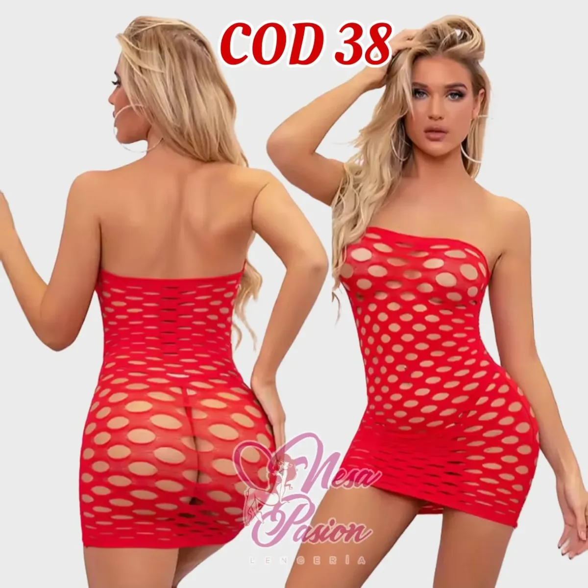 Vestido Malla Cod 381