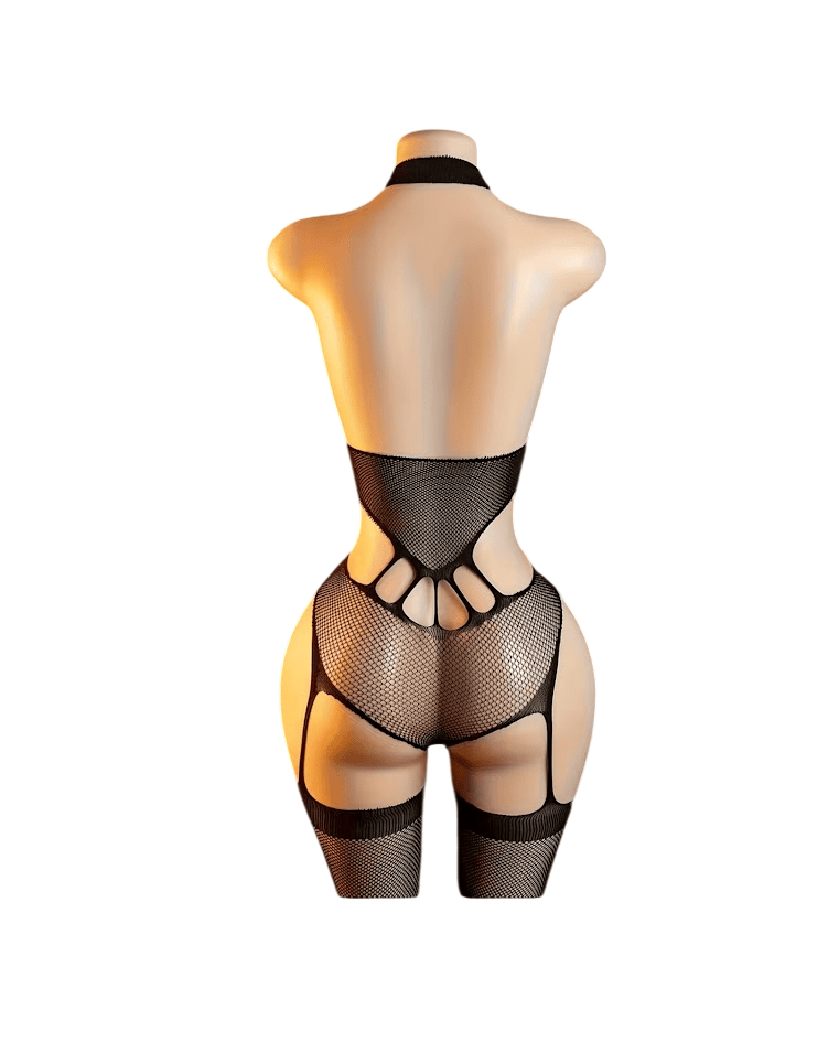 Lenceria Malla Corporal catsuit Enterizo Negro Cod 4032
