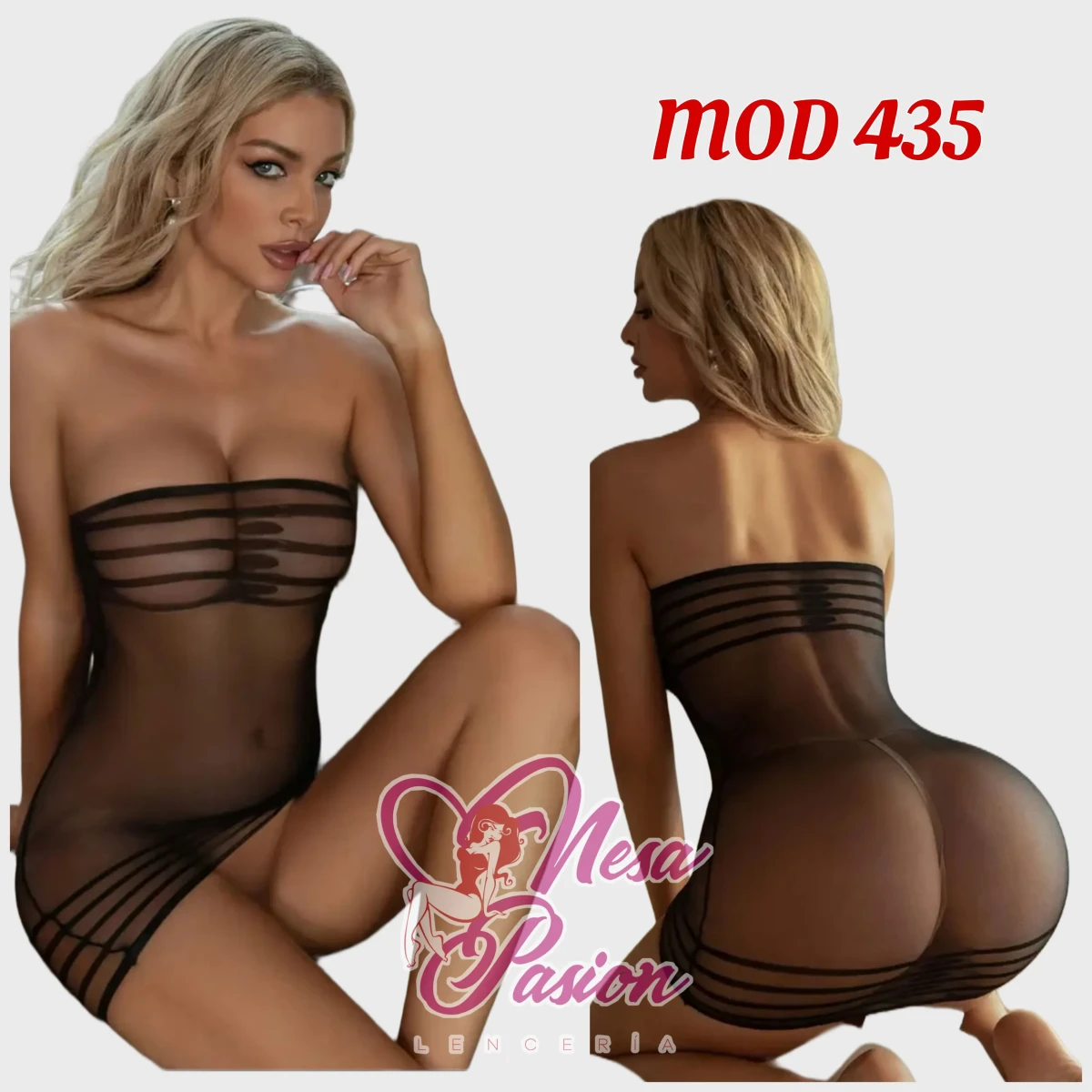 Vestido Malla Cod 4351