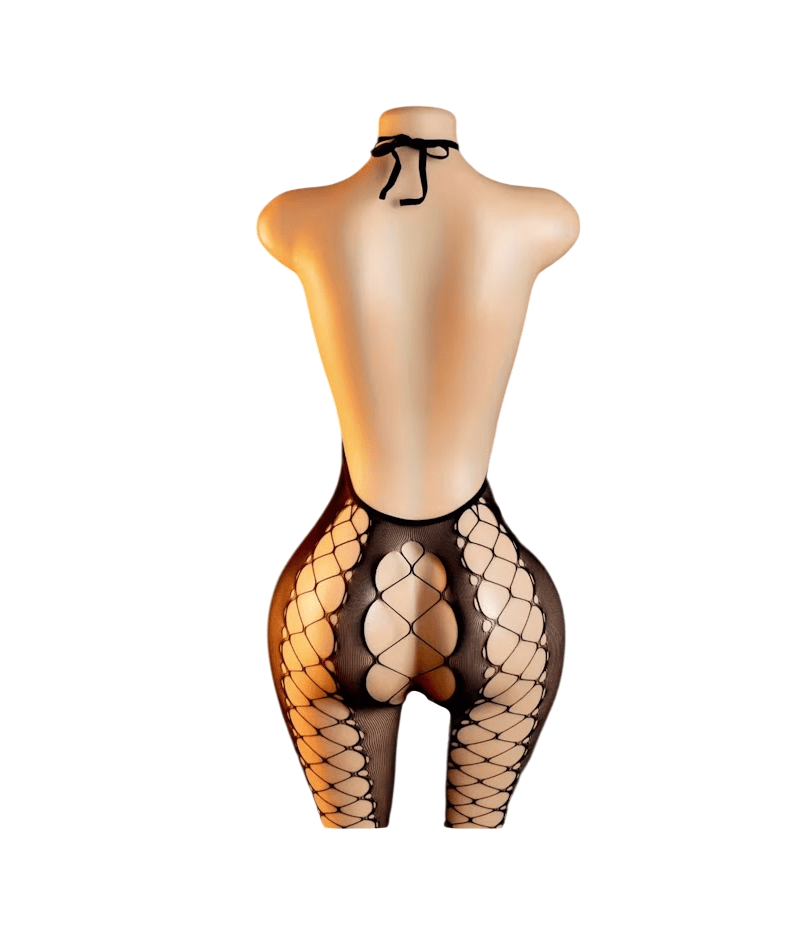 Lenceria Malla Corporal catsuit Enterizo Negro Cod 4862