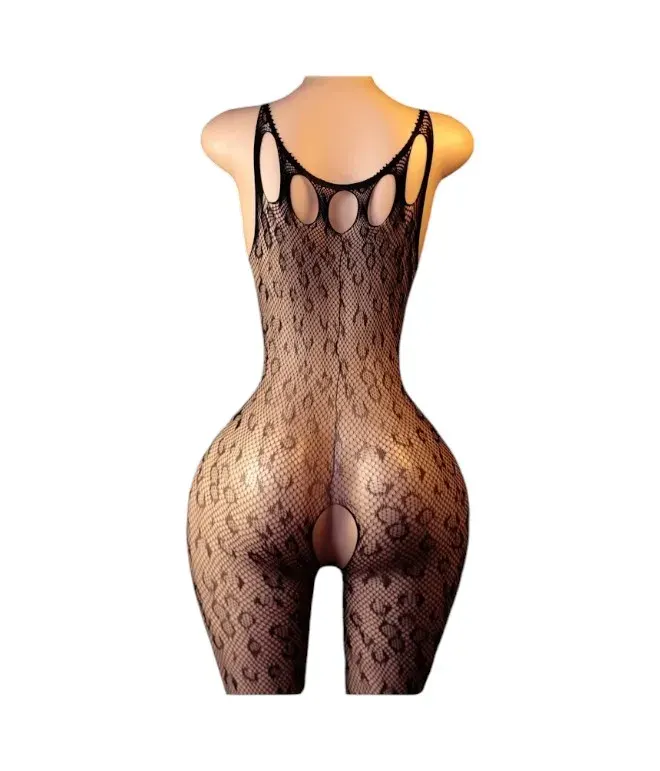 Lenceria Malla Corporal catsuit Enterizo Negro Cod 552