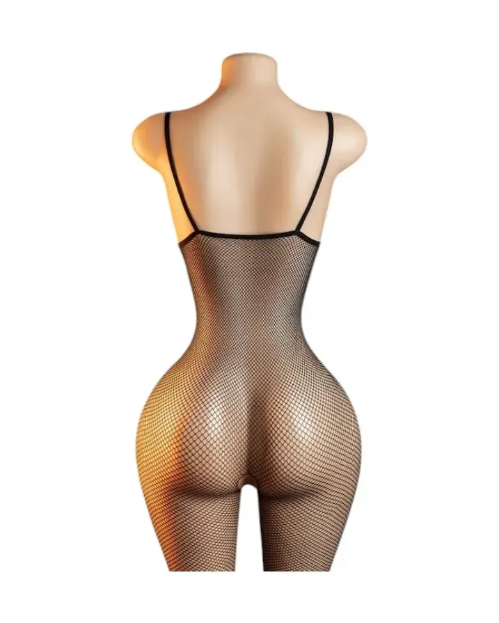 Lenceria Malla Corporal catsuit Enterizo Negro Cod 9213