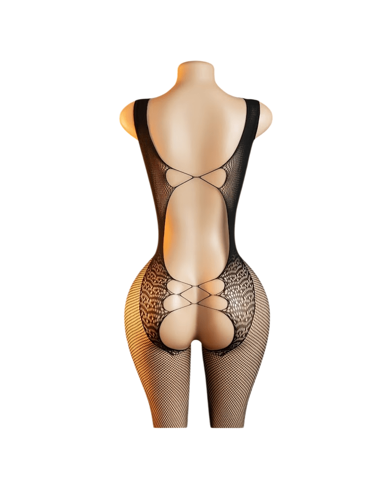 Lenceria Malla Corporal catsuit Enterizo Negro Cod 954