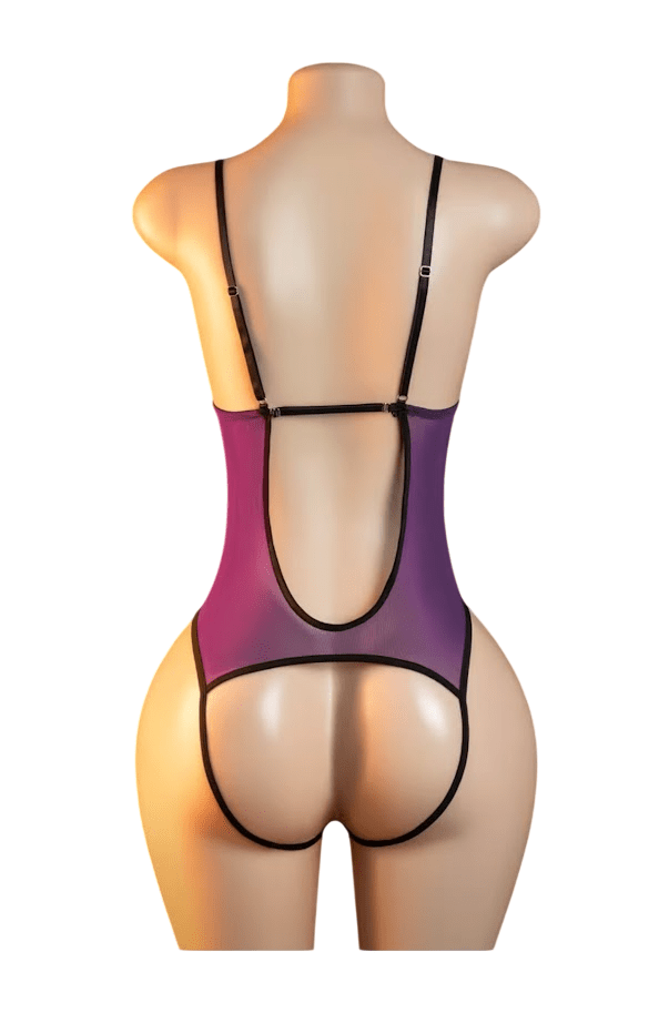 Body Lenceria Sexy Siempre Lista Morado1