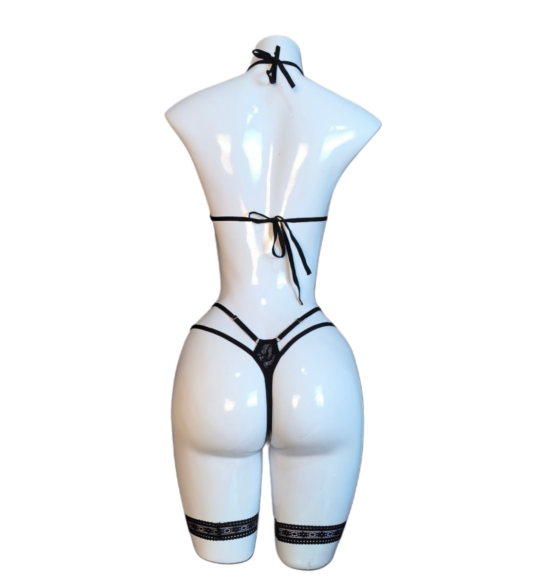 Lenceria Sexy Siempre Lista Conjunto De Encaje Portaligas8