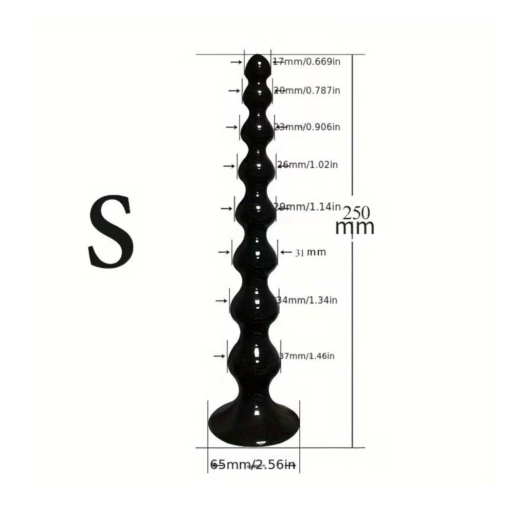 Plug Dark Silicon Anal Juguete Erotico Parejas1