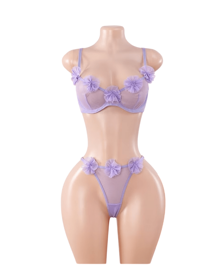 Lenceria Sexy Dos Piezas Basier Tanga Regulable1