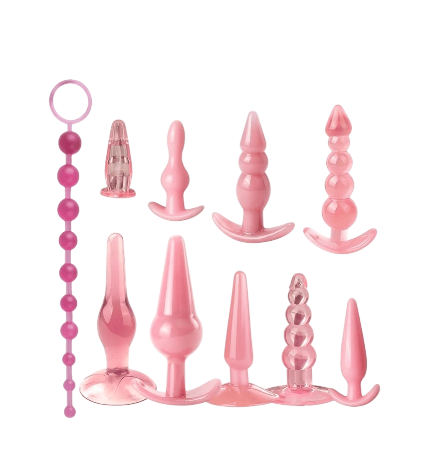 Set Plugs Anales Variados Juguete Erótico2