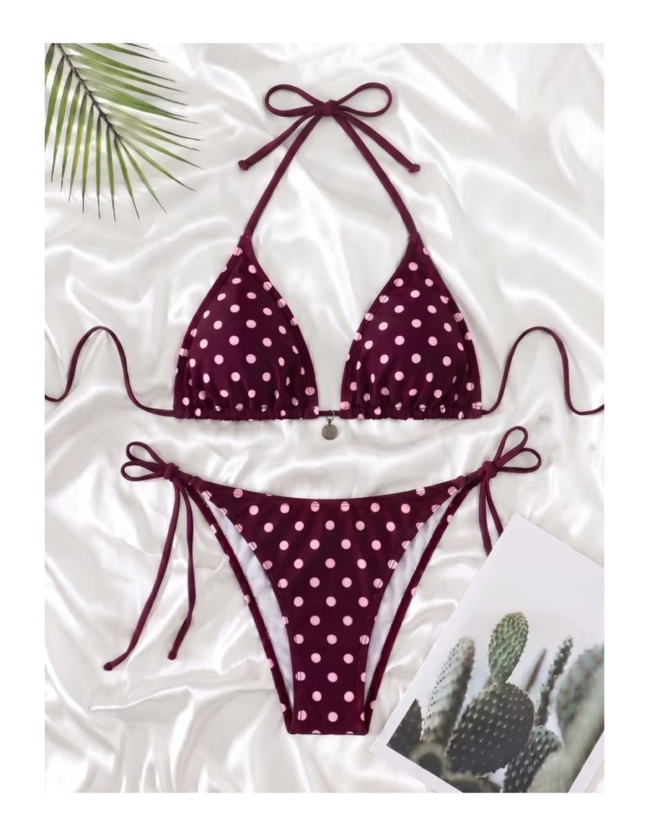 Ropa De Baño Mujer Bikini Veronica Marron2