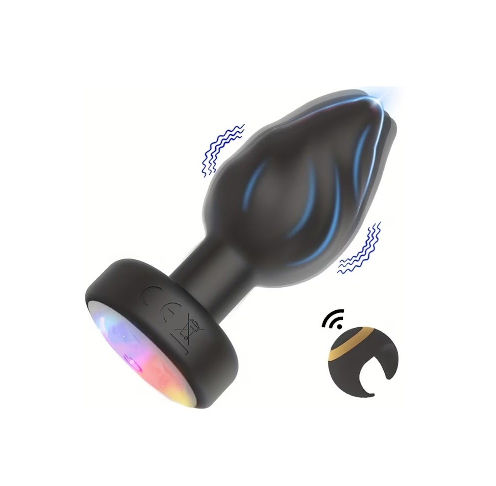 Plug Anal Vibrador Inteligente Control Juguete Erótico Recargable USB1