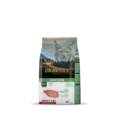 BRAVERY - CHICKEN ADULT CAT STERILIZED1