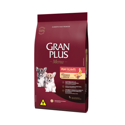 GRAN PLUS PERRO FILHOTE MINI POLLO & ARROZ1