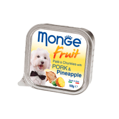 MONGE CANINE FRUIT CERDO Y PIÑA 100 GR