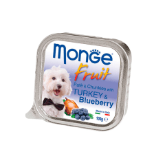 MONGE CANINE FRUIT PAVO Y ARANDANOS 100 GR