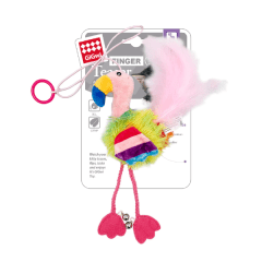GIGWI FINGER RING BIRD BLUE&PINK