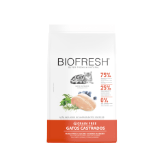 BIOFRESH GATO ADULTO CASTRADO SABOR POLLO