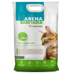 ARENA SANITARIA MONTANA CON AROMA A LIMON