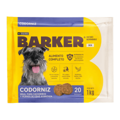 BARKER HAMBURGUESA DE CODORNIZ 1 KG