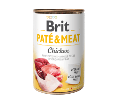 BRIT PATE & MEAT CHICKEN 400 GR