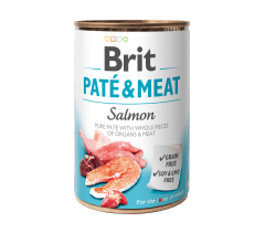 BRIT PATE & MEAT SALMON 400 GR