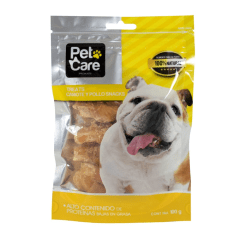 PET CARE - SNACKS PERRO CAMOTE Y POLLO X 100G