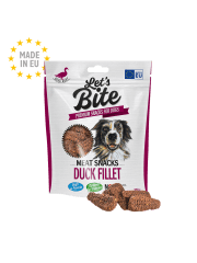 BRIT LETS BITE MEAT SNACKS DUCK FILLET 80 GR