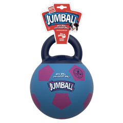 GIGWI JUMBALL SOCCER BALL WITH RUBBER HANDLE