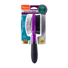 HARTZ SMALL COMBO BRUSH - Cepillo para gatos y perros pequeños.