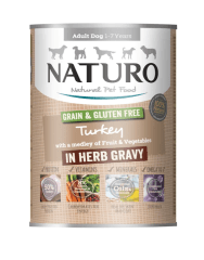 NATURO PAVO CON FRUTAS Y VEGETALES (390 GR)