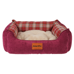 SMART PET CAMA PREMIUM INVIERNO - GUINDA