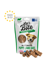 BRIT LETS BITE MEAT SNACKS PUPPY LAMB BARS 80 GR