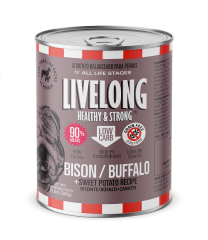 LIVELONG DOG BISONTE + CAMOTE (362 GR)