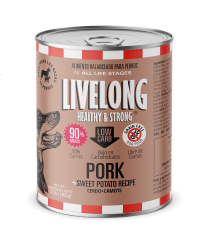 LIVELONG DOG CERDO + CAMOTE (362 GR)