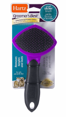HARTZ SLICKER BRUSH - Cepillo para gatos y perros pequeños